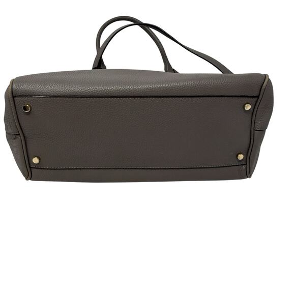 KATE SPADE Mulberry Street Gray Pebbled Leather Classic Handbag Purse READ - Picture 12 of 16